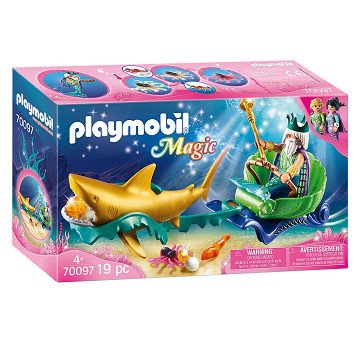 Playmobil 70097 König der Meere mit Haikutsche