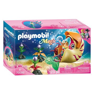 Playmobil 70098 Mermaid with Sea Snail Gondola