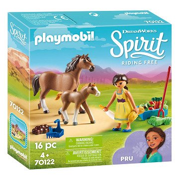Playmobil Spirit Pru with Horse and Foal - 70122
