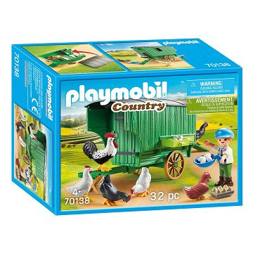 Playmobil Country Child with Chicken Coop - 70138