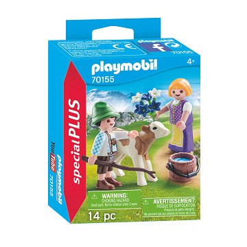 Playmobil 70155 Children with Calf
