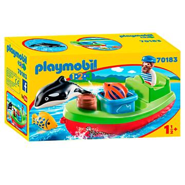 Playmobil 1.2.3. Vissersboot - 70183