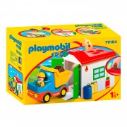 Playmobil 1.2.3. Workman with sorting garage - 70184