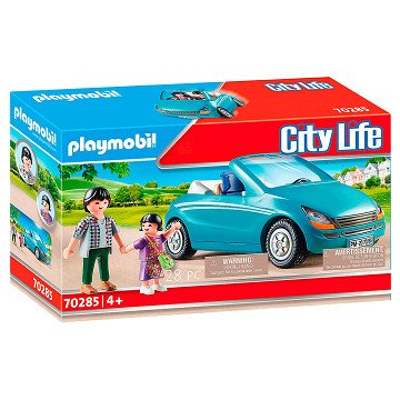 Playmobil 70285 Dad with Girl and Convertible