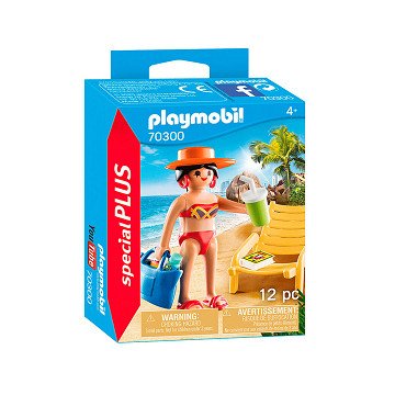 Playmobil 70300 Urlauberin mit Strandkorb