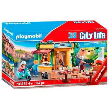 Playmobil 70336 Pizzeria met Terras