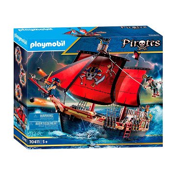 Playmobil Pirates Piratenschip, 132dlg. - 70411