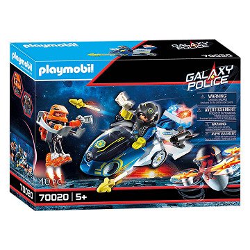 Playmobil 70020 Galaxy Police Motorcycle