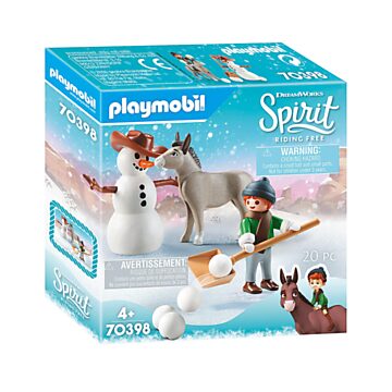 Playmobil Spirit 70398 Sneeuwpret met Snips en Carrots