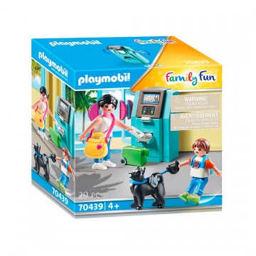 Playmobil Family Fun Vakantiegangers met Geldautomaat - 70439