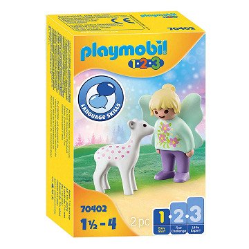 Playmobil 1.2.3. Fairy Friend with Fawn - 70402