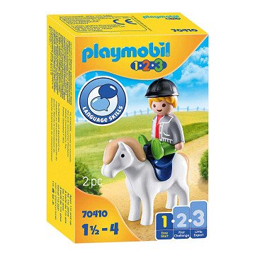 Playmobil 1.2.3. Boy with Pony - 70410