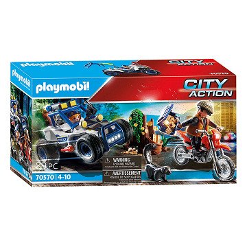 Playmobil City Action Polizei Verfolgung der Schatzräuber – 70570