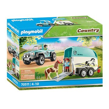 Playmobil Country Auto met Aanhanger - 70511