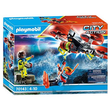 Playmobil City Action Rescue Diver with Rescue Drone - 70143