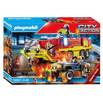 Playmobil 70557 Feuerwehr mit Feuerwehrauto