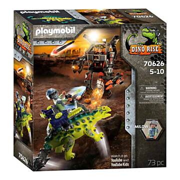 Playmobil Dino Rise Saichania Verdediging van de Vechtersbazen - 70626