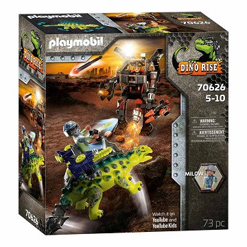 Playmobil Dino Rise Saichania Verdediging van de Vechtersbazen - 70626