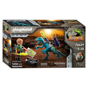 Playmobil Dino Rise Uncle Rob Armed for Battle - 70629