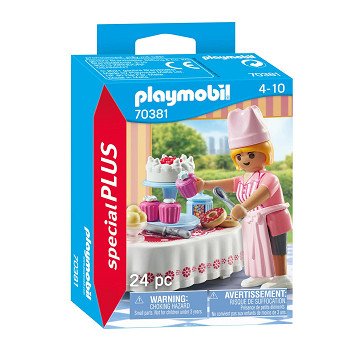 Playmobil Specials Bäcker mit Desserttisch - 70381