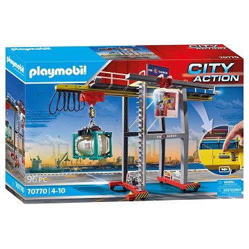 Playmobil City Action Gantry Crane with Containers - 70770