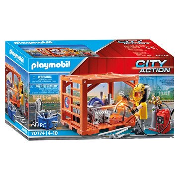 Playmobil City Action Container Productie - 70774