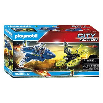 Playmobil City Action Polizei-Jet-Drohnenjagd - 70780