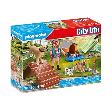 Playmobil City Life Gift Set Dog Trainer - 70676