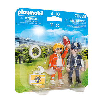 Playmobil City Life  Duopack Spoedarts en Politieagente - 70823