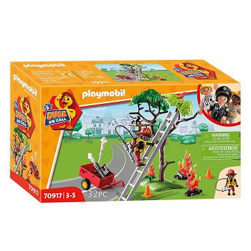 Playmobil Duck on Call Fire Brigade Action Rescue the Cat! - 70917
