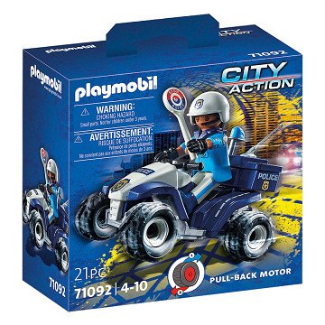 Playmobil City Action Police Speed ​​Quad - 71092