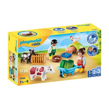 Playmobil 1.2.3. Plezier op de Boerderij - 71158