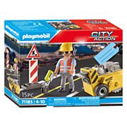 Playmobil City Action 71185 Construction worker with edge cutter