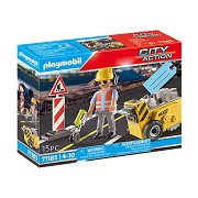 Playmobil City Action 71185 Bauarbeiter mit Kantenschneider