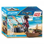 Playmobil Starterpack Pirate with Rowing Boat - 71254
