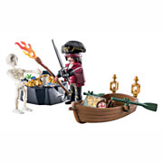 Playmobil Starterpack Pirate with Rowing Boat - 71254