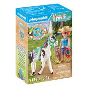 Playmobil Horses of Waterfall Ellie and Sawdust Playset - 71358