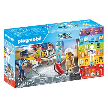 Playmobil City Action My Figures: Reddingsmissie - 71400