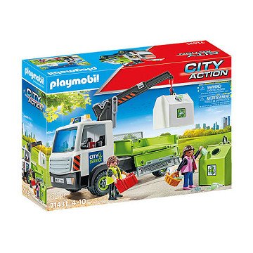 Playmobil City Action Glasbehälter-Sammelservice – 71431