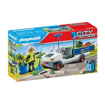 Playmobil City Action Electric Street Sweeper - 71433