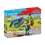 Playmobil City Action Figure Set Cleaning Team - 71434