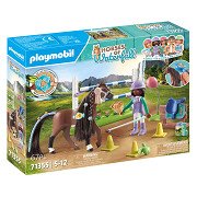 Playmobil Horses of Waterfall Zoe and Blaze Playset - 71355