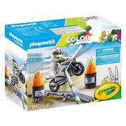Playmobil Color Motorcross Motorcycle - 71377