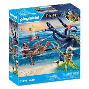 Playmobil Pirates Battle Against the Giant Octopus - 71419