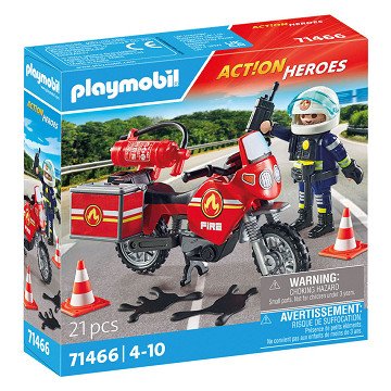 Playmobil Action Heroes Fire Department at the Accident Scene - 71466