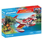 Playmobil Action Heroes Feuerwehrflugzeug mit Löschfunktion – 71463