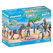 Playmobil Country Horse Riding to the Beach with Amelia and Ben - 71470