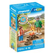 Playmobil My Life Lagerfeuer mit Marshmallows – 71513