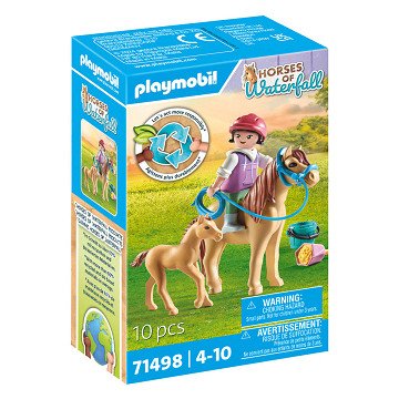 Playmobil Pferde Wasserfallkind mit Pony und Fohlen – 71498