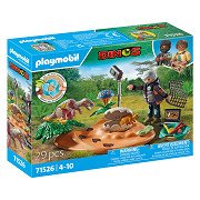 Playmobil Dinos Stegosaurus Nest with Egg Thief - 71526
